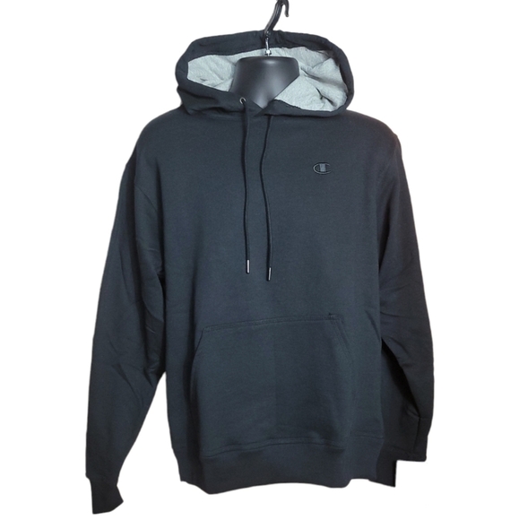 Champion Authentic fleece Athleticwear Hoodie Size medium color Black BNWT - Picture 1 of 4